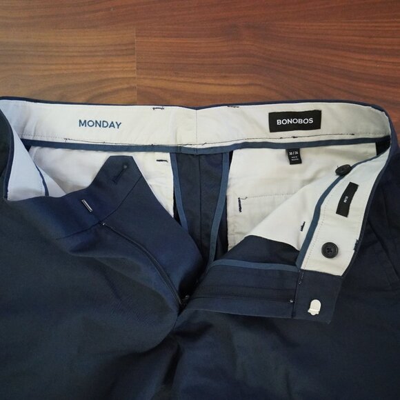 Bonobos Monday Slacks Blue - Picture 5 of 8